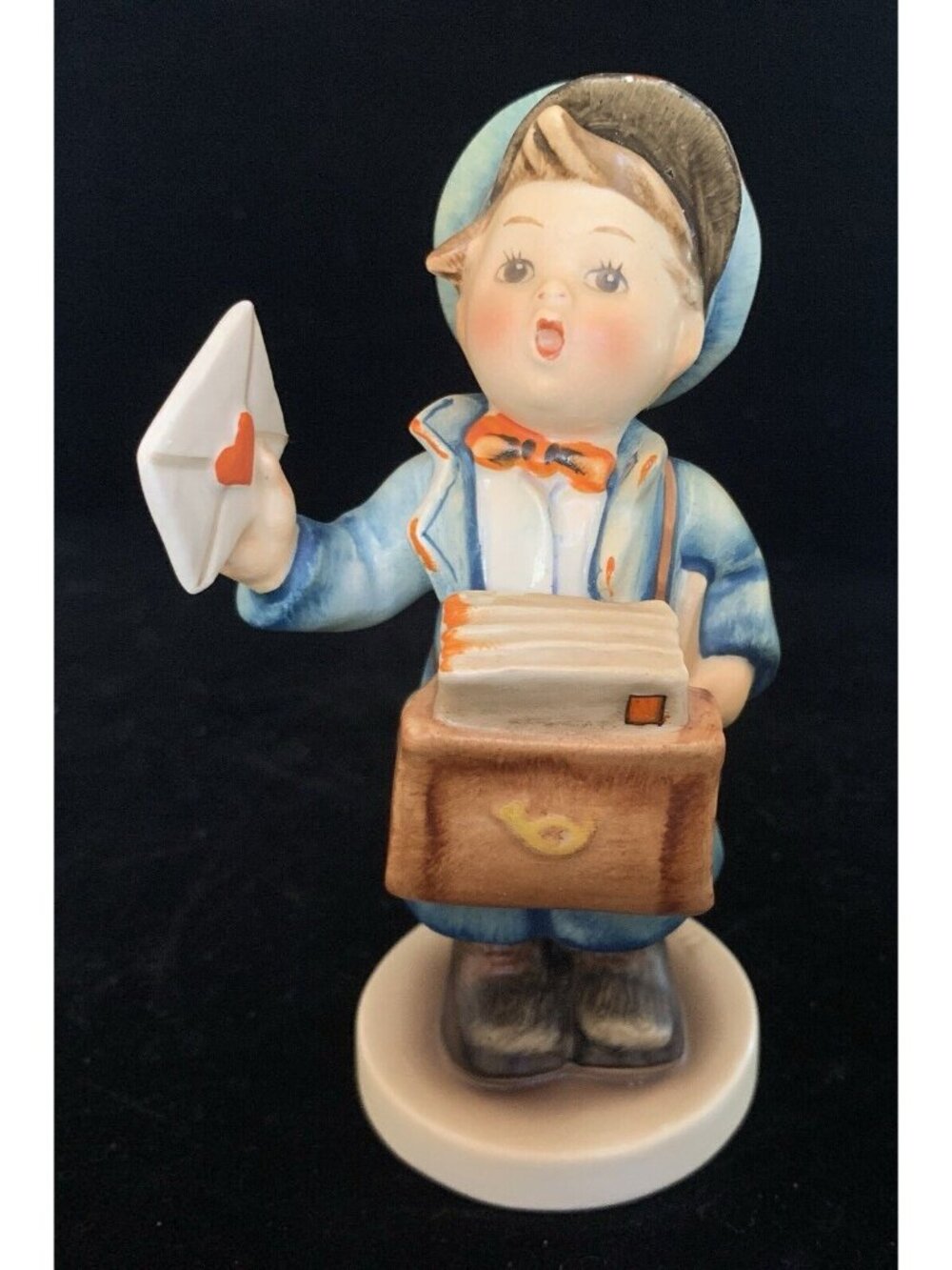 Hummel Postman Boy Figurine TMK3 Stylized Bee #119 Western Germany 5.25"